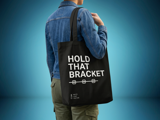 Hold That Bracket Tote Bag Zipper